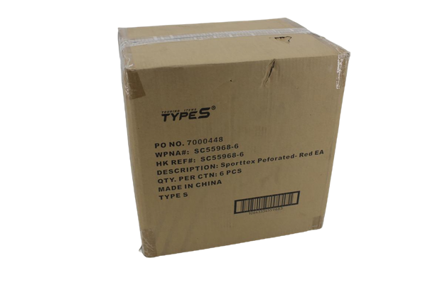 Winplus Type S Sporttex Perforated Red Seat Cover