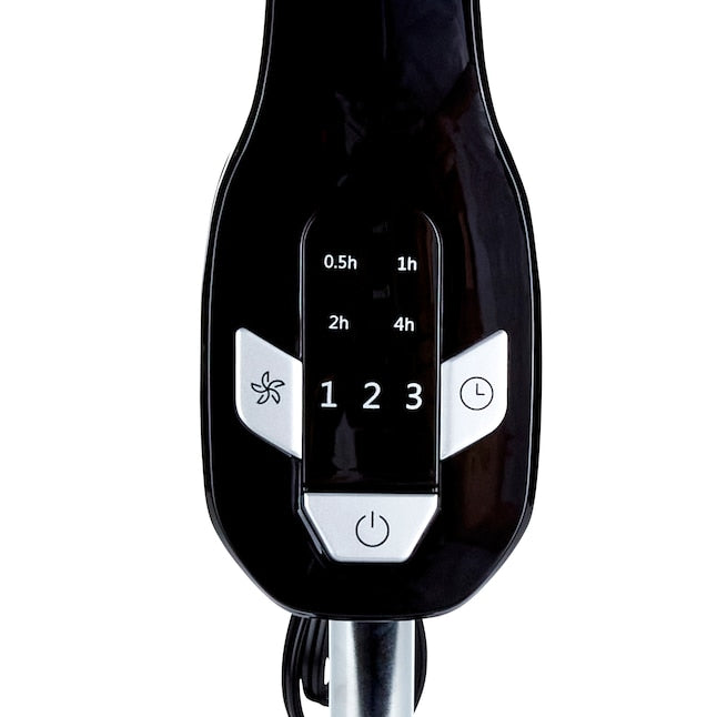 Utilitech 18-in 3-Speed Indoor Stand Fan With Timer and Remote Control