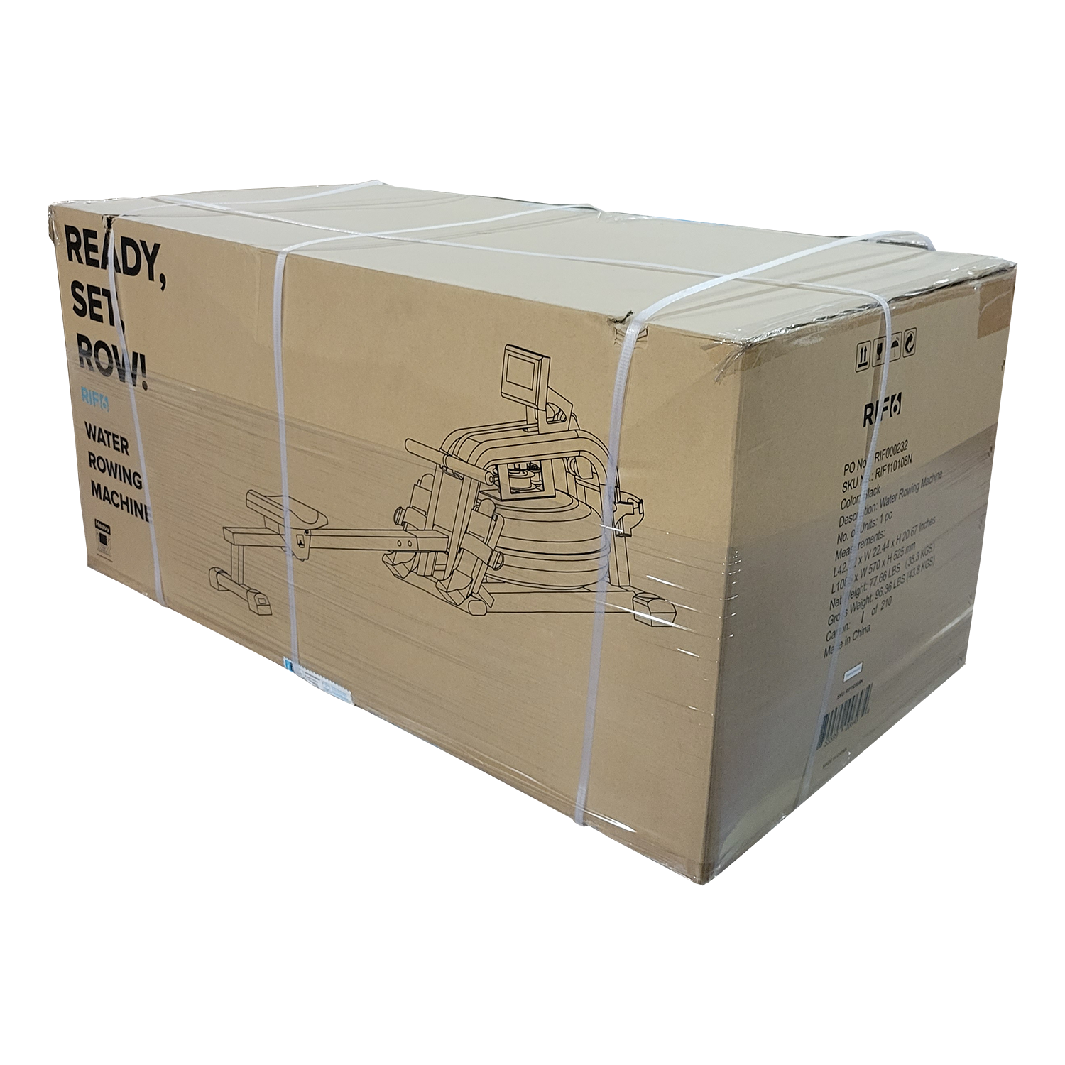 RIF6 Water Rowing Machine, FOB KS