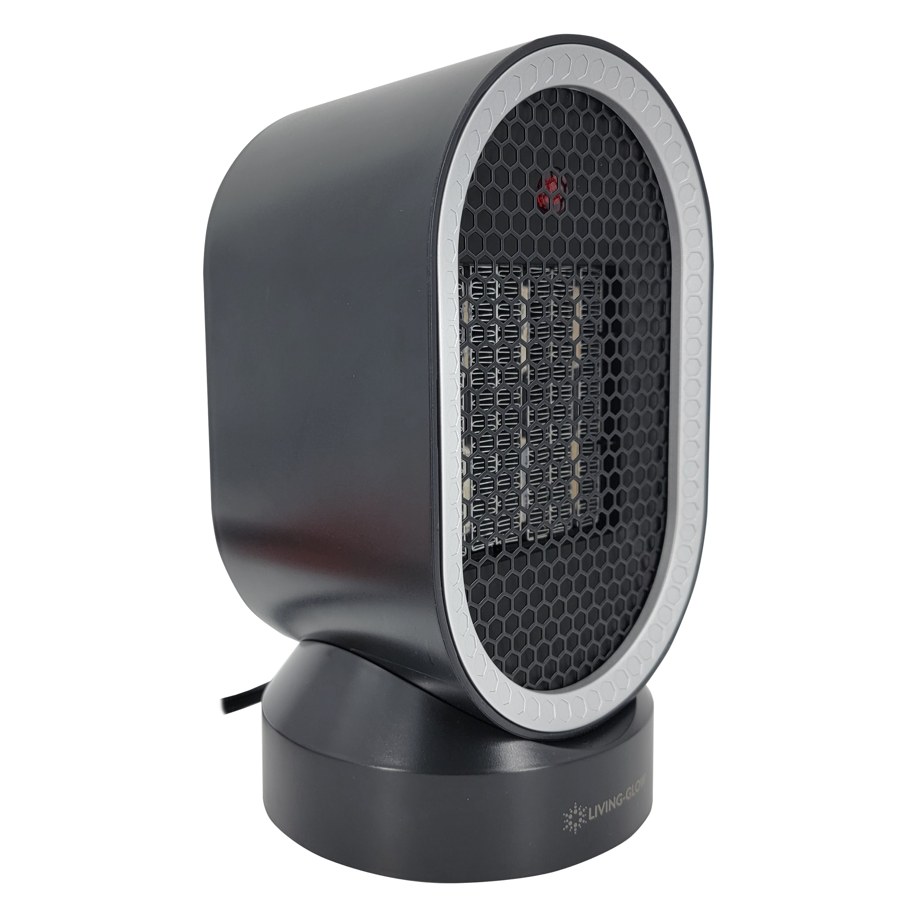 Living-Glow 600W Ceramic Tabletop Fan/Heater Combo, Assorted Colors, FOB KS