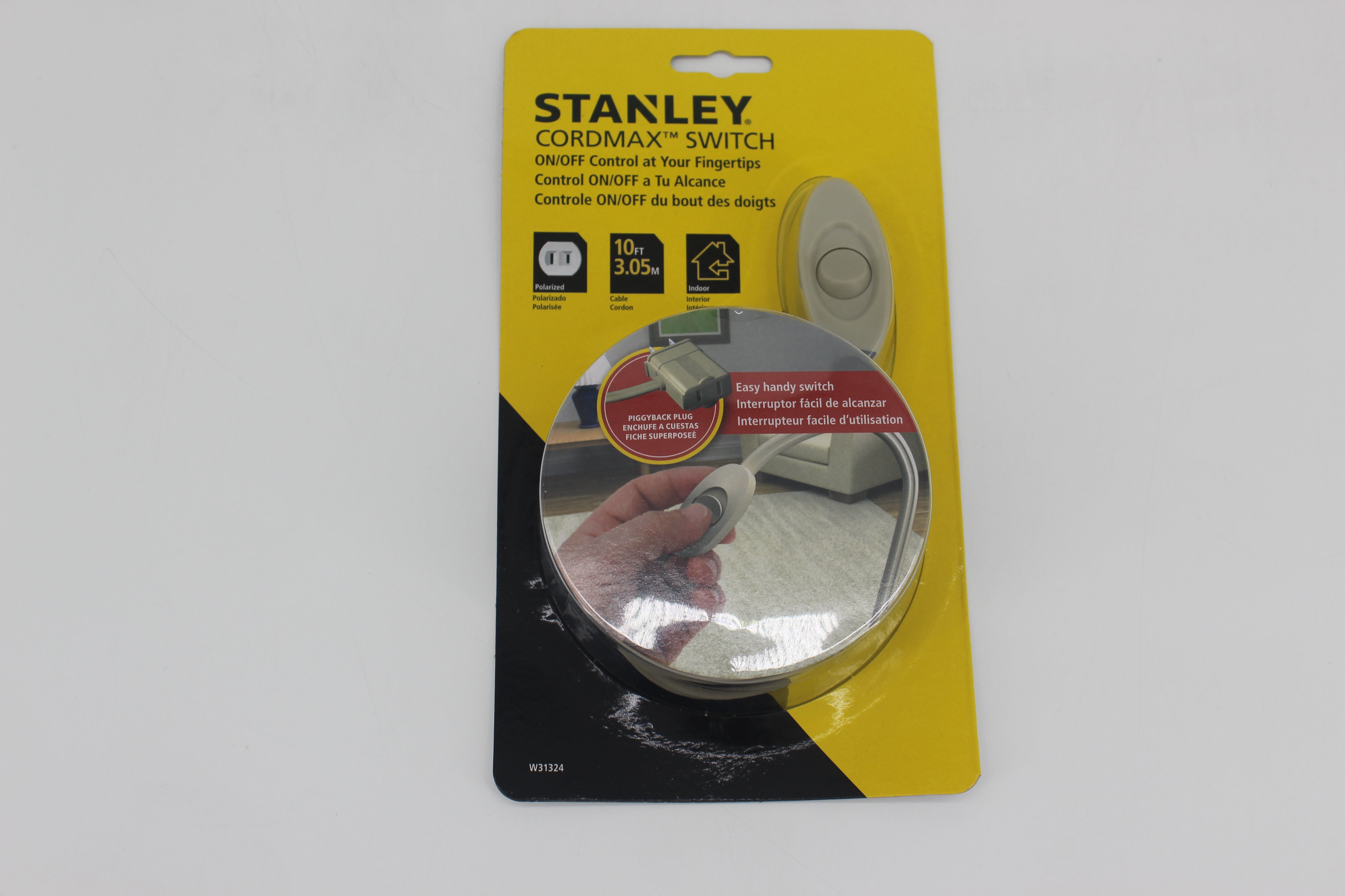 Stanley 31324 CordMax Switch Polarized Extension Cord