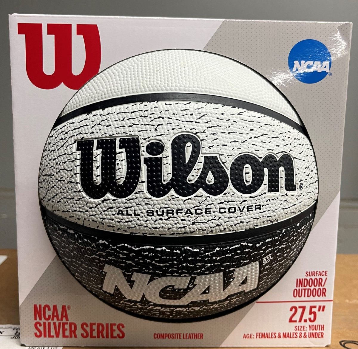 Wilson NCAA Hypershot Basketball Size 27.5-Youth