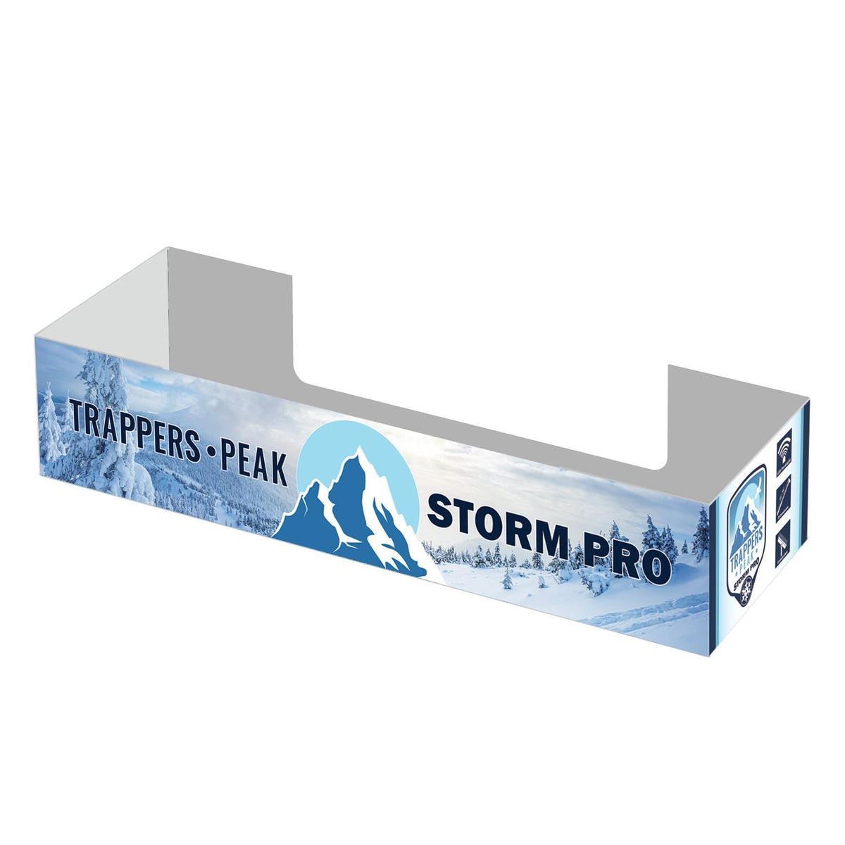 Trappers Peak Storm Pro 30-48 inch extendable 3-in-1 Rotating Snow Brush, Scraper, and LED Light