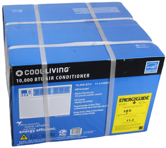 Cool-Living 10,000 BTU 115-Volt Window Air Conditioner, FOB KS