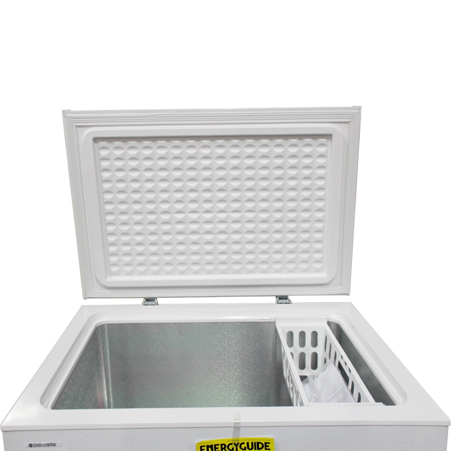Cool-Living 7.0 Cubic Feet Chest Freezer, White, CL-200C-E