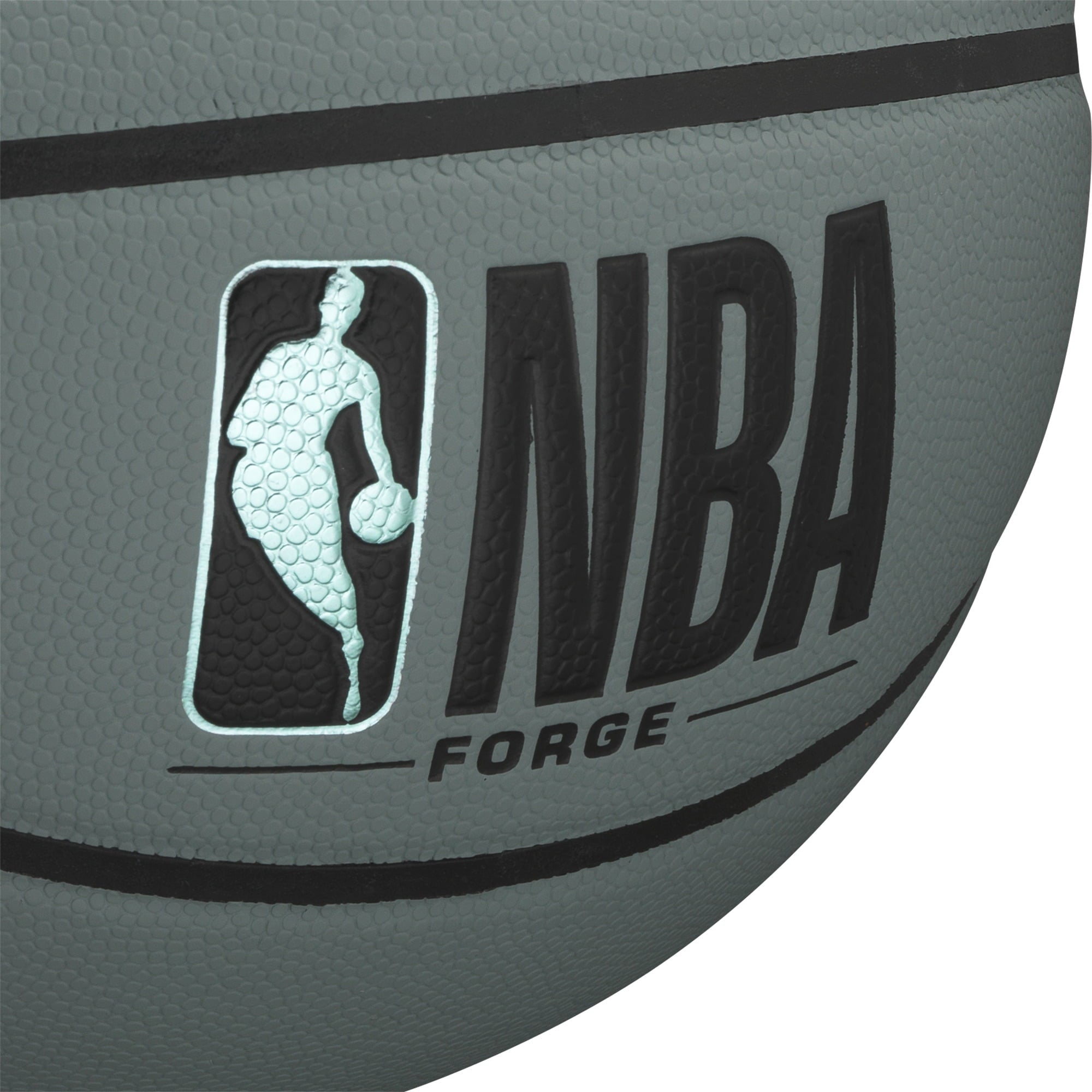 Wilson NBA Forge indoor/Outdoor Basketball, Blue Grey, Size Options: Size 5 (27.5in), Size 6 (28.5in), Size 7 (29.5in)