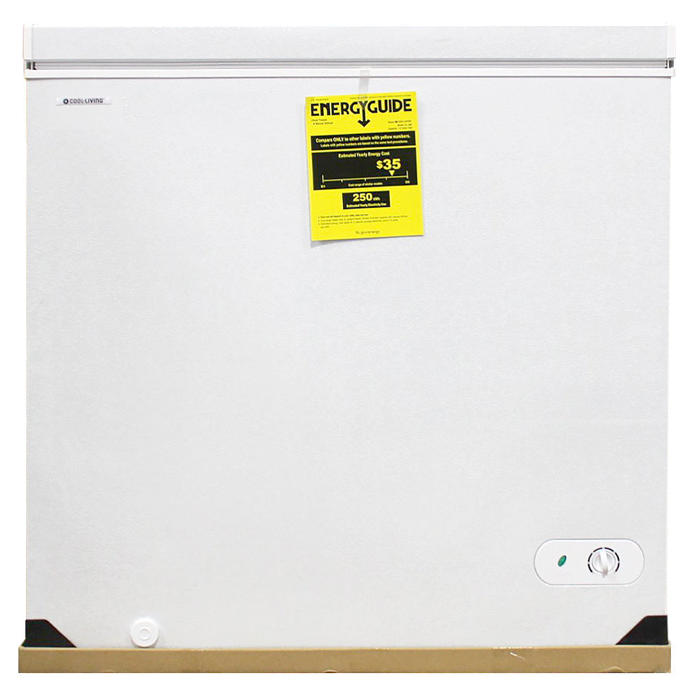 Cool-Living 7.0 Cubic Feet Chest Freezer, White, CL-200C-E