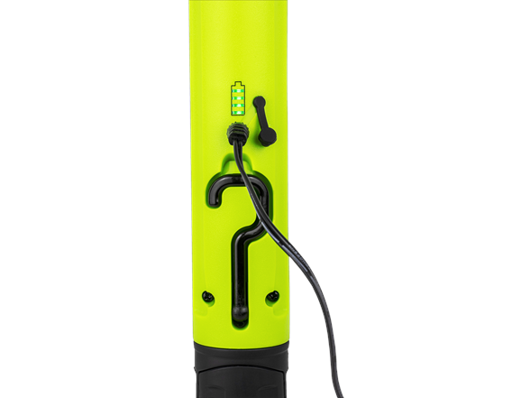 Luceco Green 10-Watt Rechargeable Integrated LED Inspection Torch Light