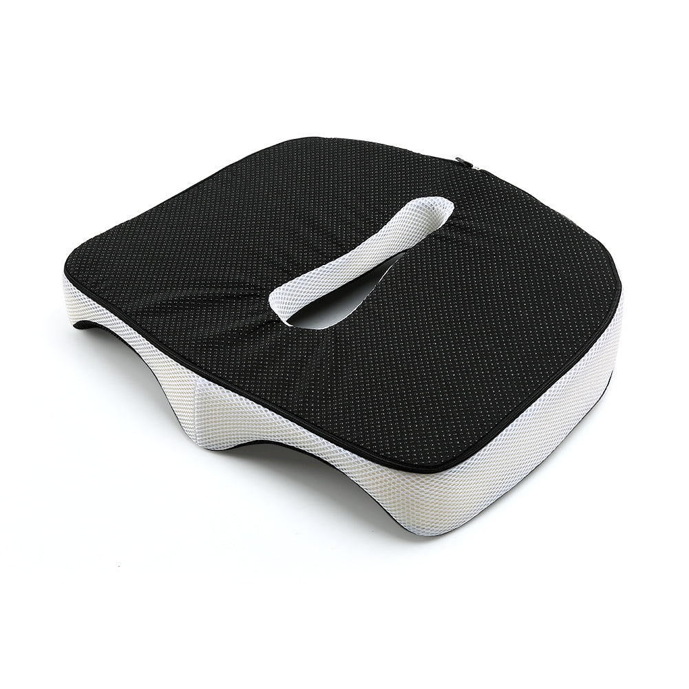 Belmint Orthopedic Seat Cushion with Memory Foam - Support for Lower Back Pain, Lumbar, Tailbone, Coccyx and Sciatica | Cushion for Wheelchair Seat, Car, and Home