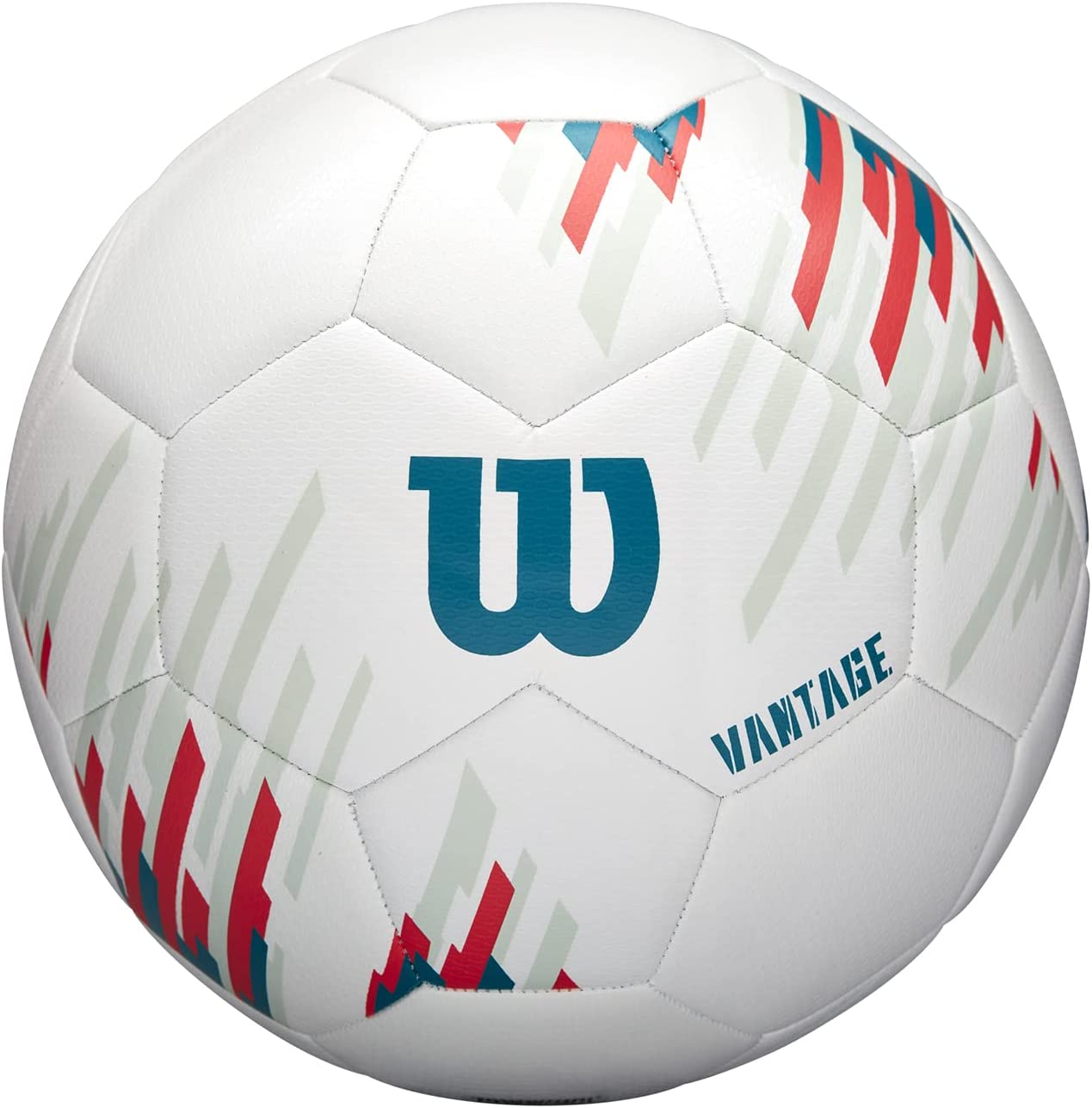 WILSON NCAA Vantage Soccer Ball - Sizes 3, 4 and 5 - Color options: Orange, Pink, Green and White/Teal