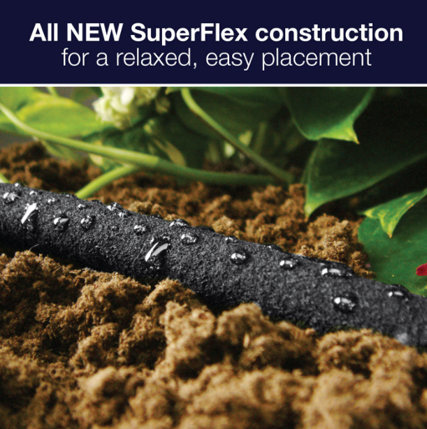 Ray Padula 1/2 in. x 50 ft. SuperFlex Flexible Porous Soaker Hose, FOB KS