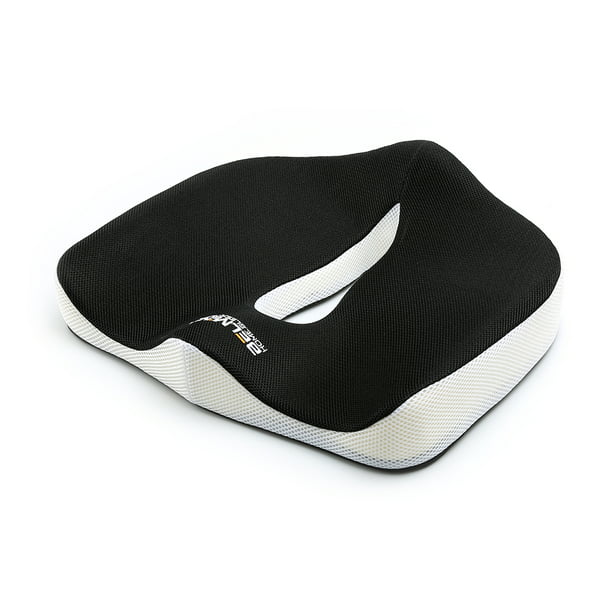 Belmint Orthopedic Seat Cushion with Memory Foam - Support for Lower Back Pain, Lumbar, Tailbone, Coccyx and Sciatica | Cushion for Wheelchair Seat, Car, and Home