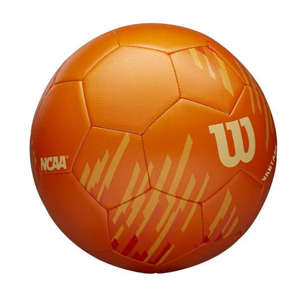 WILSON NCAA Vantage Soccer Ball - Sizes 3, 4 and 5 - Color options: Orange, Pink, Green and White/Teal