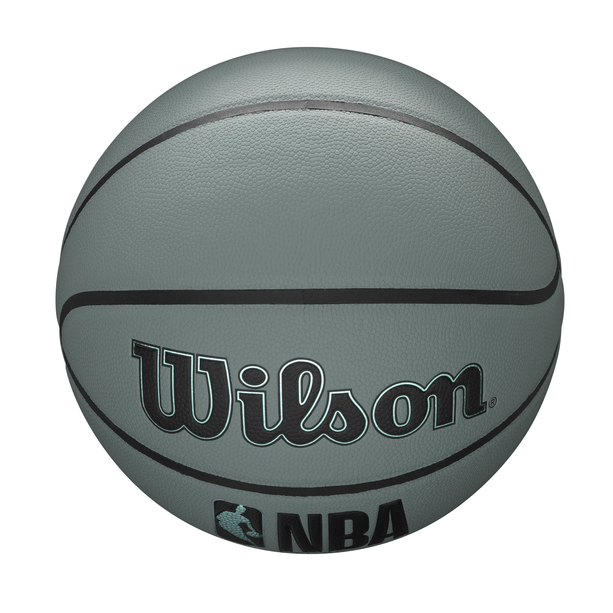 Wilson NBA Forge indoor/Outdoor Basketball, Blue Grey, Size Options: Size 5 (27.5in), Size 6 (28.5in), Size 7 (29.5in)