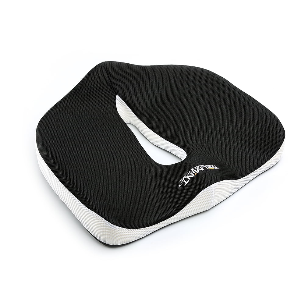 Belmint Orthopedic Seat Cushion with Memory Foam - Support for Lower Back Pain, Lumbar, Tailbone, Coccyx and Sciatica | Cushion for Wheelchair Seat, Car, and Home