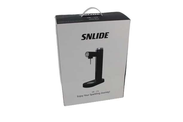 SNLIDE Soda Maker, Soda Water Machine with 1000ML Pet Bottle & DIY Stickers, Easy to Operate, Sparkling Water Maker for Home, with One 60L CO2 Exchange Carbonator